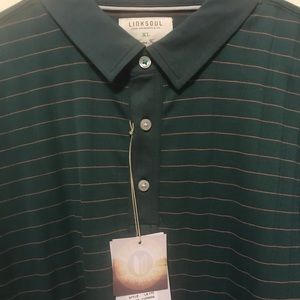Linksoul green golf polo
